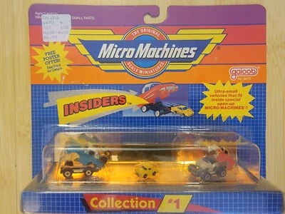 Vintage NEW 1989 Galoob Micro Machines Insiders Collection # 1 First Edition Toy - Image 1 of 4