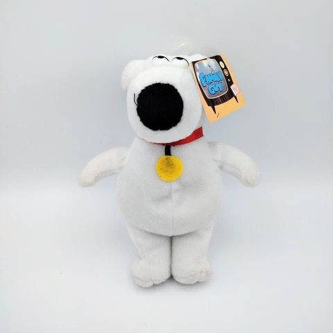 Family Guy Brian 7" Plush w/ Tag (See Description) 2005 Nanco RARE OOP Cover