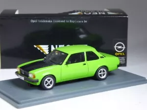 (KI-11-37) Neo Scale Models 43711 Opel Ascona B 2.0 SR grün in 1:43 in OVP - Bild 1 von 2