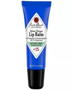 JACK BLACK Intense Therapy Lip Balm Natural Mint & Shea Butter 0.25 oz FULL SIZE - Picture 1 of 4