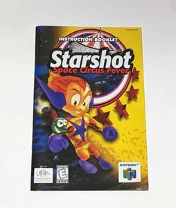 Libretto Manuale Istruzioni per Starshot Space Circus Fever Star 64 Nintendo N64 - Foto 1 di 7