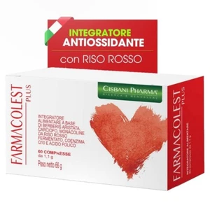 Riso Rosso Fermentato Monacolina K Coenzima Q10 Berberina e Acido Folico-60 cpr - Foto 1 di 7