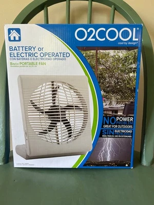 Ventilador portátil de 2 velocidades con batería o eléctrico O2COOL NUEVO EN CAJA Foto 1 de 4
