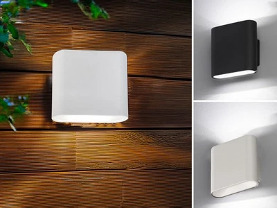 Outdoor wall lights with motion detector and continuous light, lamps without power connection - Image 1 of 4