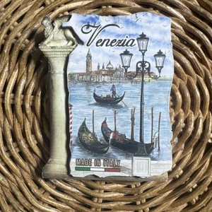 Imán de viaje refrigerador vintage Venezia Venecia Italia coleccionable - Imagen 1 de 3
