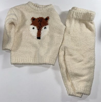 Hanna Andersson Marshmallow Knit Set, Deer On Cream Size: 12-18 Months NEW - Imagem 1 de 4