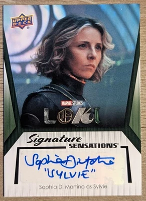 2024 Upper Deck Marvel Studios Serie 1 Inscripción Auto Sophia Di Martino Foto 1 de 2