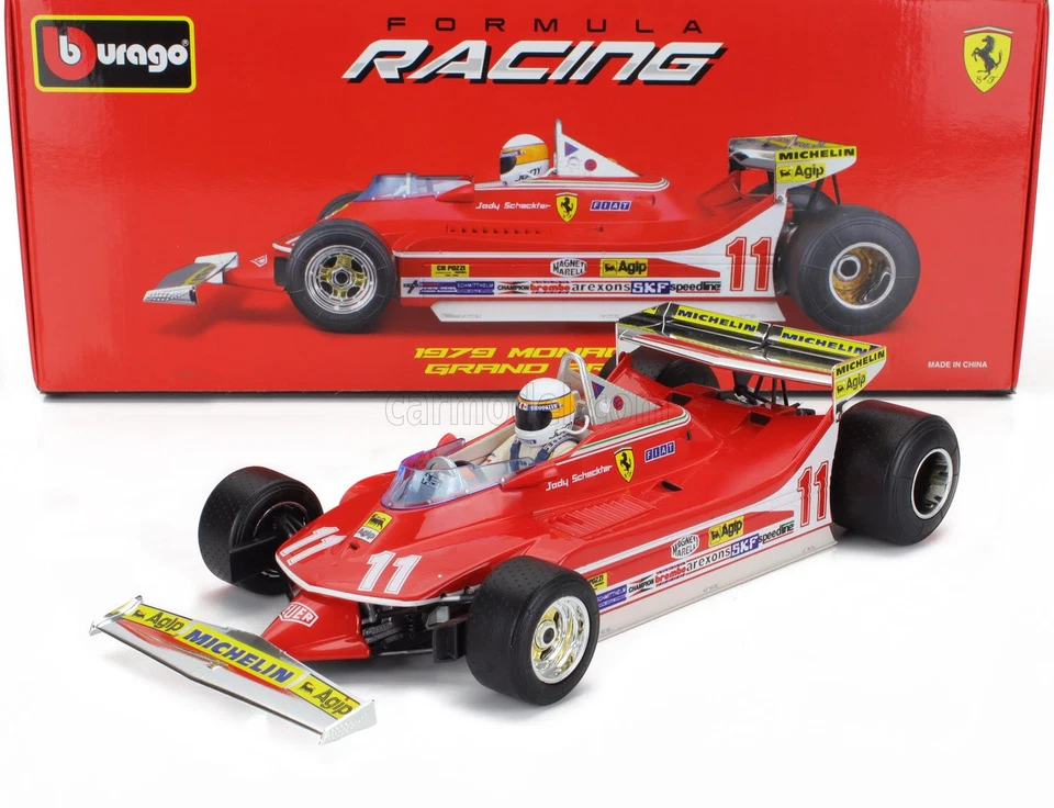 1/18 BURAGO - FERRARI - F1  312T4 SHORT TAIL N 11 WINNER MONACO 18-16814-18-0154 - Immagine 1 di 1