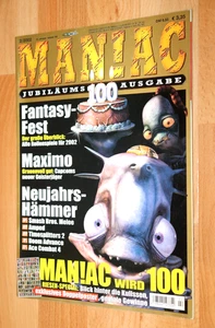 2002 Maniac Magazin Shadow Hearts Suikoden 3 Evil Twin  Cyprien's Chronicles - Bild 1 von 11