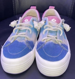 Damen-Schnürsneaker Sperry Top-Sider mehrfarbig Batik-Design Größe 7 - Bild 1 von 11