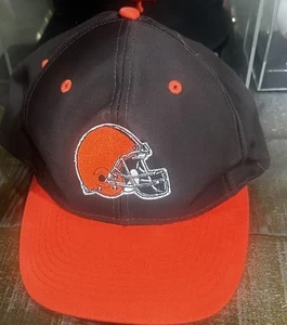 Vintage Cleveland Browns Logo Athletic NFL Snapback Cap Hat - Picture 1 of 6