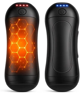 Par de calentadores de manos recargables - 5000 mAh cada uno - calentamiento rápido - alimentado por USB - Imagen 1 de 7