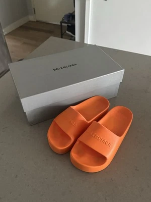 Diapositivas gruesas naranja Balenciaga 39 Foto 1 de 4