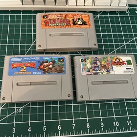 Super Famicom SFC Lot of 3: Donkey Kong Country 2, Wild Trax, Puyo Puyo 2