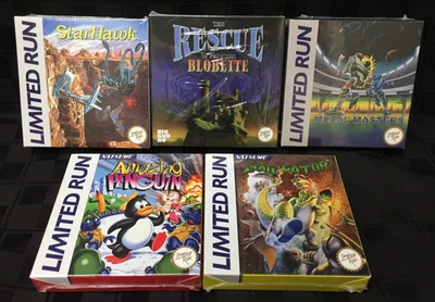 NEW seal METAL MASTERS Starhawk TAIL GATOR Blobette PENGUIN Game Boy LIMITED RUN - Image 1 of 2