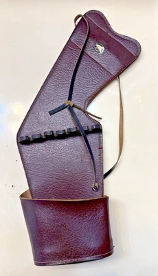 复古 Fred BEAR 射箭护身符猎人皮革髋部箭袋传统反曲 — 第 1/4 张图片