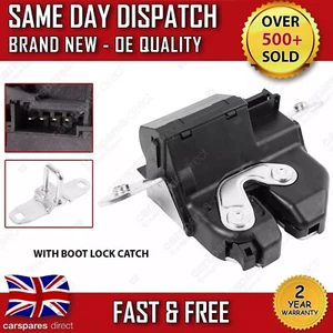 VAUXHALL CORSA D 2006-2014 TAILGATE BOOT LOCK REAR LATCH ACTUATOR MECHANISM - Picture 1 of 11