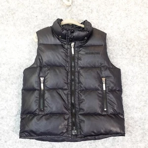 Boys Down Puffer Vest Boys 4T Toddler Black Full Zip Warm Outdoor EDDIE PEN - Picture 1 of 14