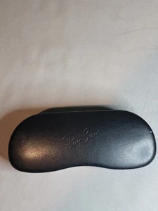 RAY BAN Large Hard Shell, Black Protective Clamshell Eyeglasses Sunglass Case - Picture 1 of 13