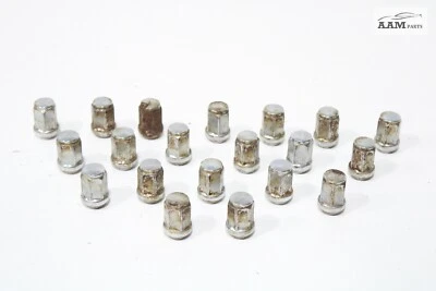 2007-2017 JEEP PATRIOT WHEEL RIM BOLT LUG NUG SILVER SET OF 20 OEM - Image 1 of 4