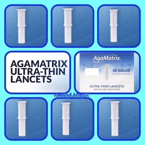 Lancetas AgaMatrix - 1 x 30 - estériles - 33 g - lancetas pinchadoras con dedos - PVP £15 - Imagen 1 de 1
