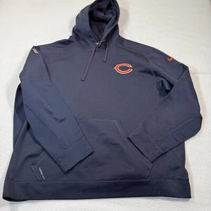 Nike NFL Chicago Bears Hoodie Herren XXXL Navy Therma-Fit Pullover On Field - Bild 1 von 9