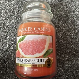 Pink Grapefruit, Large Yankee Candle. - Picture 1 of 4