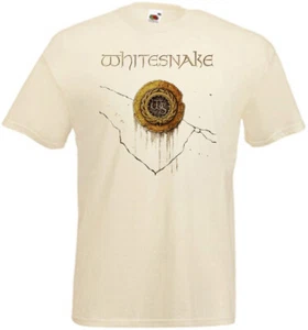 Camiseta Whitesnake Blanca Gris Natural Hard Rock Banda Todos los Colores Todas las Tallas S-5XL - Imagen 1 de 9
