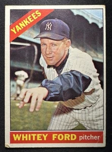 1966 Topps #160 Whitey Ford HOF New York Yankees - Picture 1 of 7