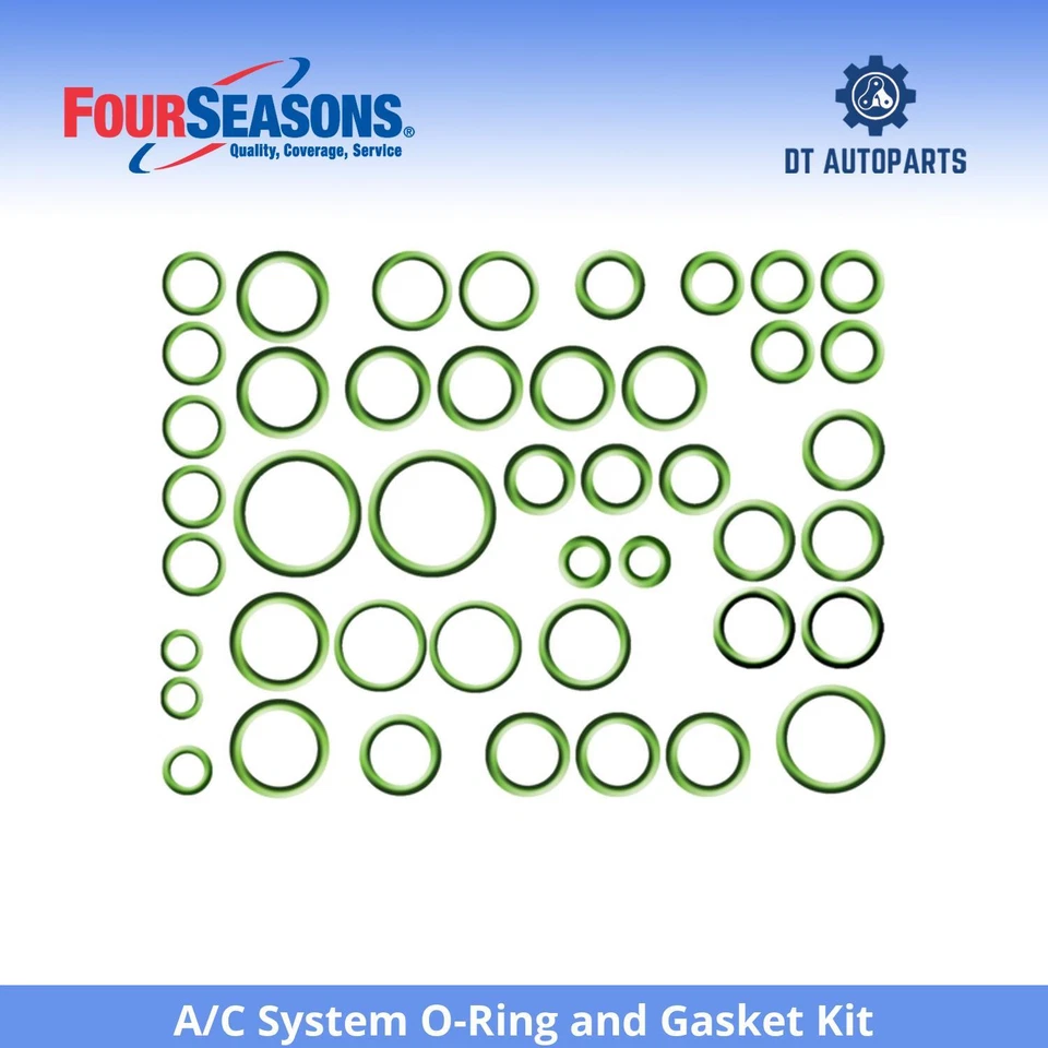 Kit de junta tórica y junta sistema de aire acondicionado BMW 650i 2006-2010 4 estaciones 2007 2008 2009 Foto 1 de 4