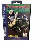 Kawasaki Super Bikes - SEGA Mega Drive jeu vidéo PAL en boîte **RAPIDE P&P**