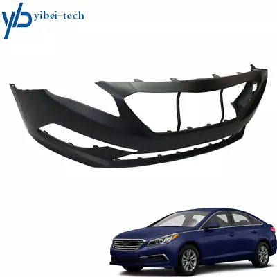 For Hyundai Sonata SE 2015-2017 Primered - Front Bumper Cover Fascia W/Tow Hook Foto 1 de 4