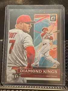 Mike Trout 2022 Donruss Optic Diamond Kings Holo Negro #23/25 - Ángeles - Imagen 1 de 2