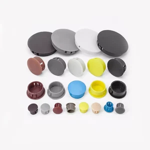 Plastic End Caps Hole Plugs Blanking Bung Masking Insert Cap Round 5mm-60mm  - Picture 1 of 37