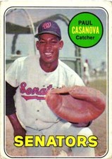 PAUL CASANOVA 1969 Topps #486  FREE SHIPPING B15R3S23P24