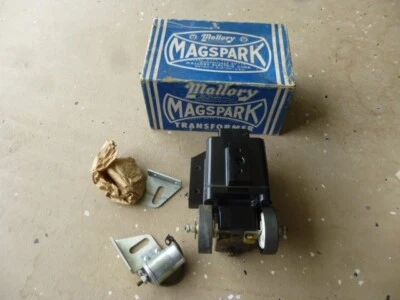 NOS Mallory Magspark 6 Volt Negative Ground Ignition Transformer Ford Chevy - Imagem 1 de 4