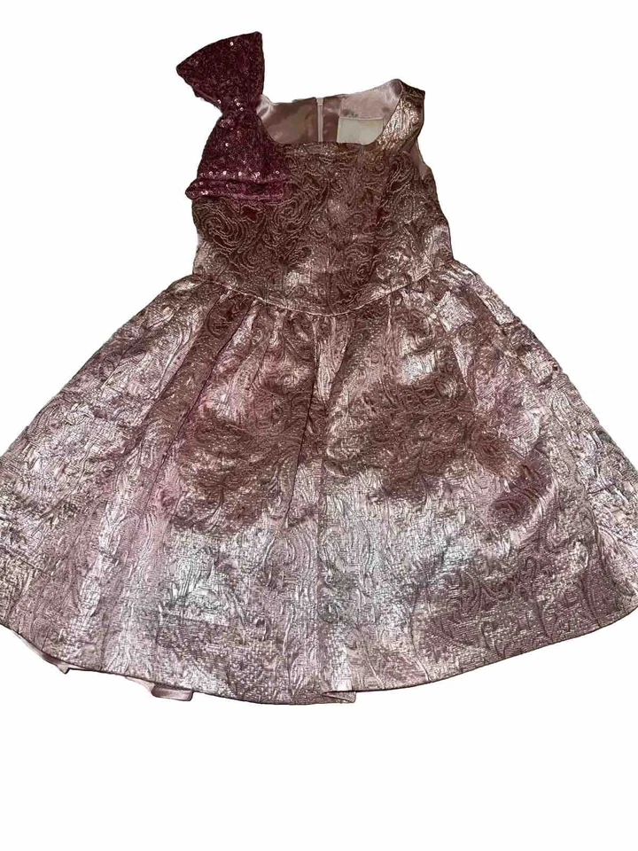 Vestido La Piccola Danza Niñas Talla 5 Años EE. UU. Rosa Brillante Sin Mangas Foto 1 de 4
