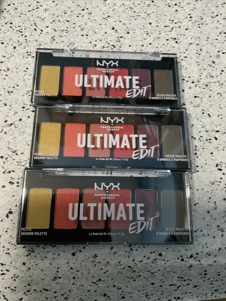 📌 NYX Ultimate Edit Petite Shadow Palette " USPP03 Phoenix" Lot Of 3 - Image 1 of 1