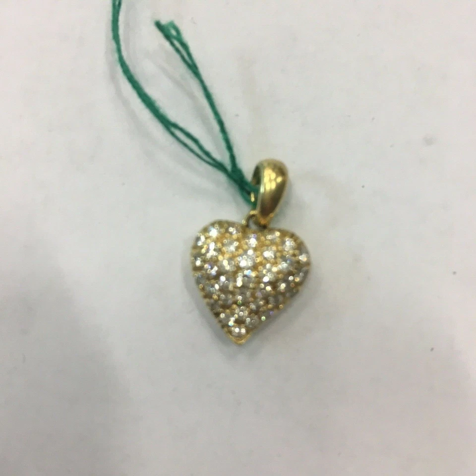 pendaglio in oro giallo 750 CON 30 BRILLANTI  a metà prezzo !!art 15 2,6 grammi  - Immagine 1 di 4