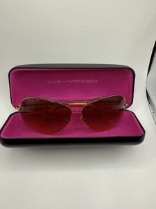 Diane von Furstenberg Aviator Sunglasses DVF111S Gold Color 63/12-130mm *Read* - Picture 1 of 11
