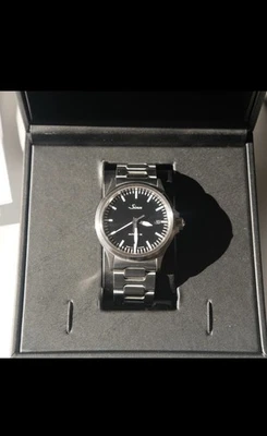 Sinn 556i Automatic Stainless Steel Wristwatch Black Dial With H-link Bracelet - Image 1 of 4