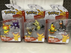 2025 Pokemon Battle Ready 3 Pikachu & Houndour & Sableye & Mimikyu! Halloween! - Picture 1 of 4