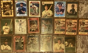 Lote de 19 tarjetas de béisbol Dave Justice - Imagen 1 de 5