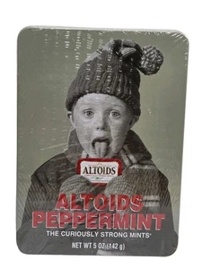 Altoids Peppermint Tin The Altoids Boy lingua congelata rara latta da 5 once sigillata  - Foto 1 di 6