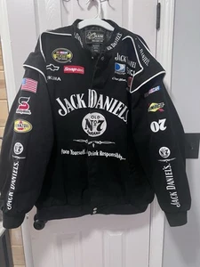 Vintage Jack Daniels Chase Authentics Clint Bowyer NASCAR Jacket Size XXXL READ - Picture 1 of 15