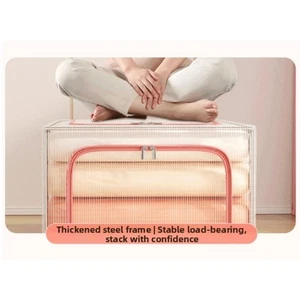 Wardrobe Organization Clothes Storage Bin Closet Organizer Metal Frame - Picture 1 of 18