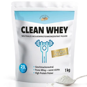 Clean Whey Protein 1 kg Molkenprotein 100% rein ohne Geschmacks- u. Zusatzstoffe - Bild 1 von 10