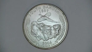 2006 D South Dakota State Quarter Satin Finish BU Uncirculated *Free Shipping* - Picture 1 of 2