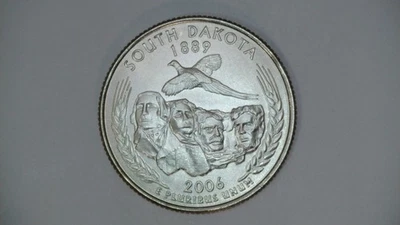 2006 D South Dakota State Quarter Satin Finish BU Uncirculated *Free Shipping* - Image 1 of 2