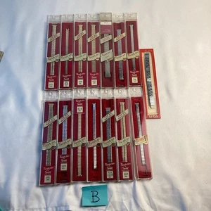 LOT B, Vintage Watch Band Lot, New Old Stock (15), Speidel Twist On - Picture 1 of 6